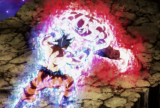 Jiren and Son Goku fighting