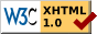 XHTML 1.0 Validated